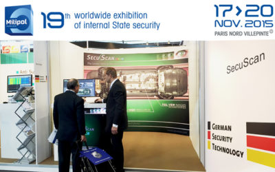 SecuScan® at the MILIPOL 2015 in Paris, France