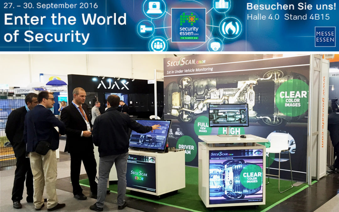 SecuScan® at SECURITY ESSEN 2016 in Essen, Germany